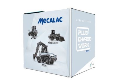 Mecalac Powerpack-Ladestation