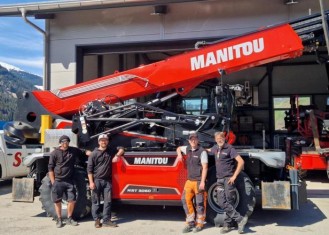 Auslieferung drehbarer Teleskoplader